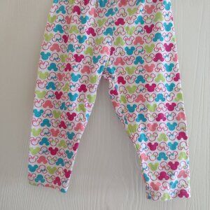 Disney junior colorful Minnie Mouse toddler leggings size 4--So cute!